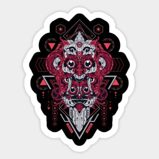 Sacred Fujin Raijin Sticker